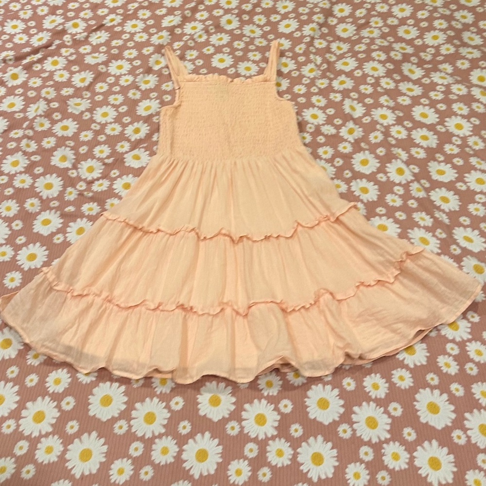 Wild Fable xs mini peach smocked top sundress